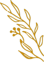 Left floral decoration